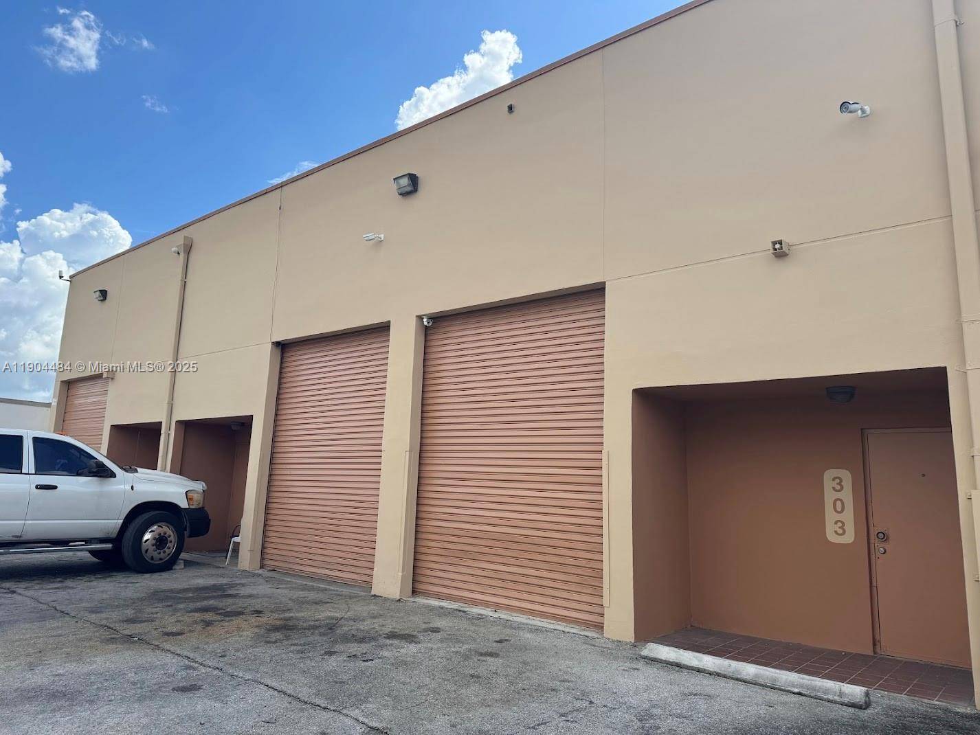 Prime Hialeah two adjacent warehouse units 1, 050 SF each with high ceilings, 1 full bath per unit, and 2 assigned parking spaces per unit.
