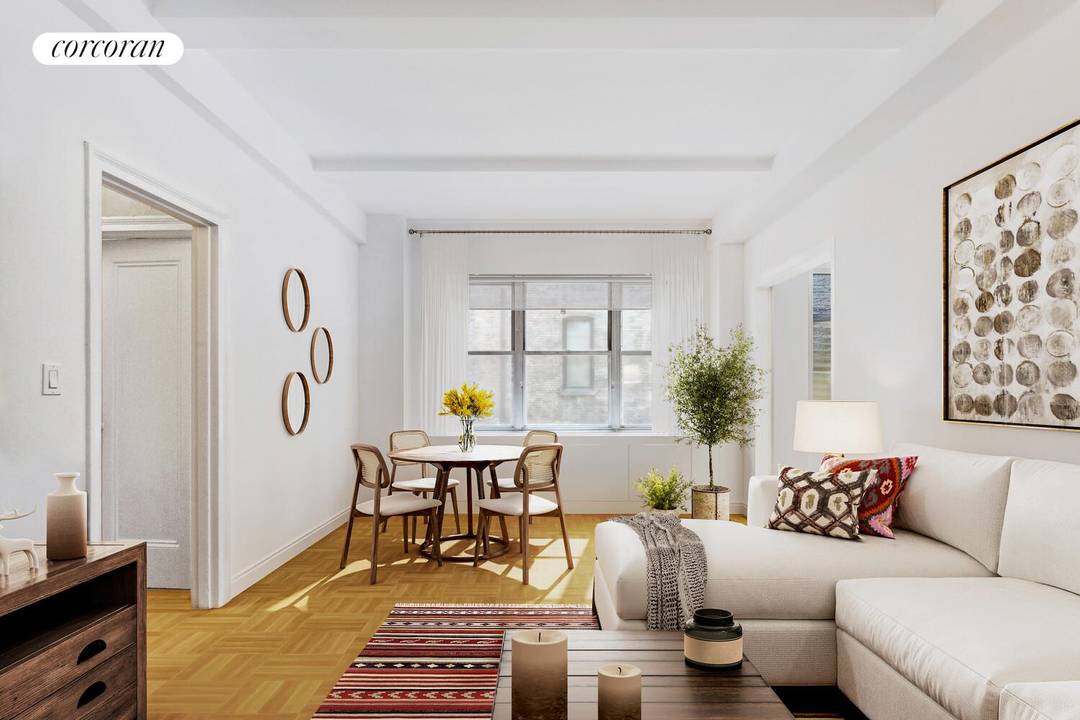 Located in the heart of Greenwich Village, on coveted Fifth Avenue and 10th Street, this beautiful renovated pre war one bedroom exudes character and charm.