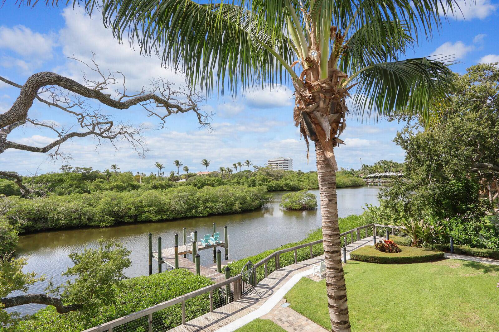 This rarely available WATERFRONT townhome at Inlet Waters in the heart of Jupiter's Inlet District can be yours !