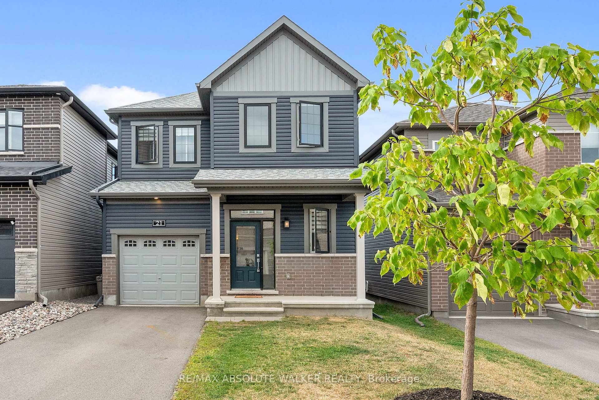 Discover this beautifully upgraded, highly sought after 2022 built Minto Kinghurst home nestled in the vibrant Quinns Pointe community of Barrhaven's south end.