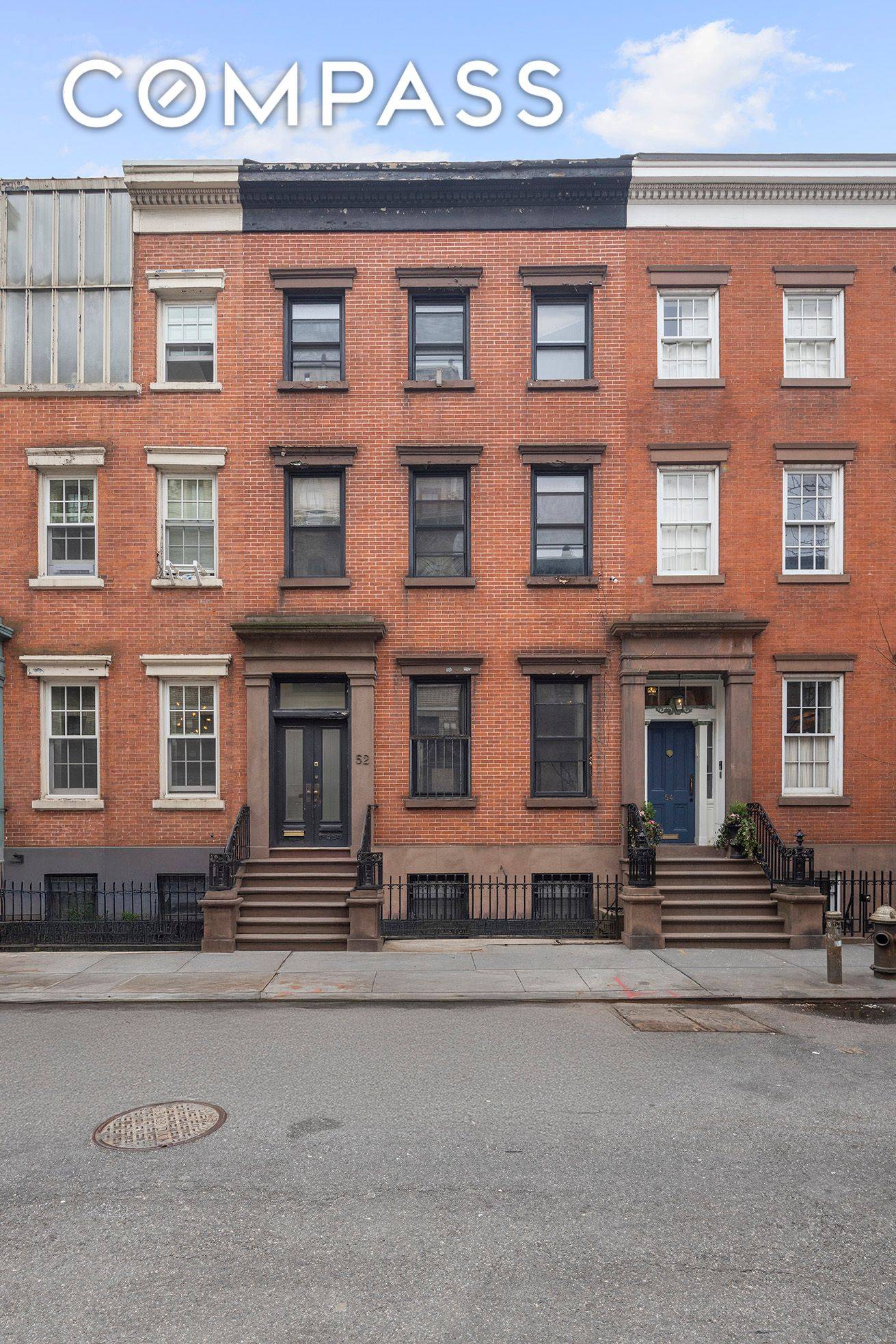 A rare opportunity to acquire a 20 foot wide townhouse on one of the West Village s most picturesque and desirable blocks.