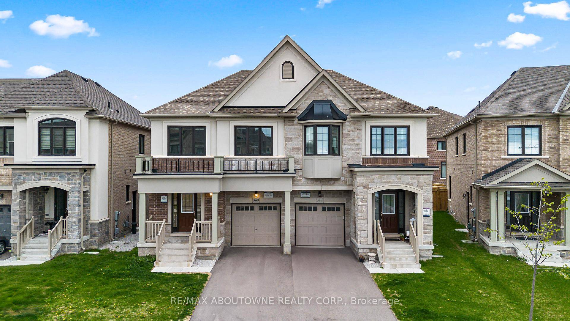 Welcome to this beautifully appointed semi detached home in one of Milton's newest and most desirable neighborhoods.