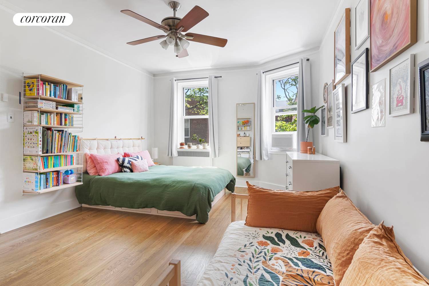 Welcome to your new top floor 1 bedroom plus den home at 140 East 2nd Street, Unit 6F in Windsor Terrace !