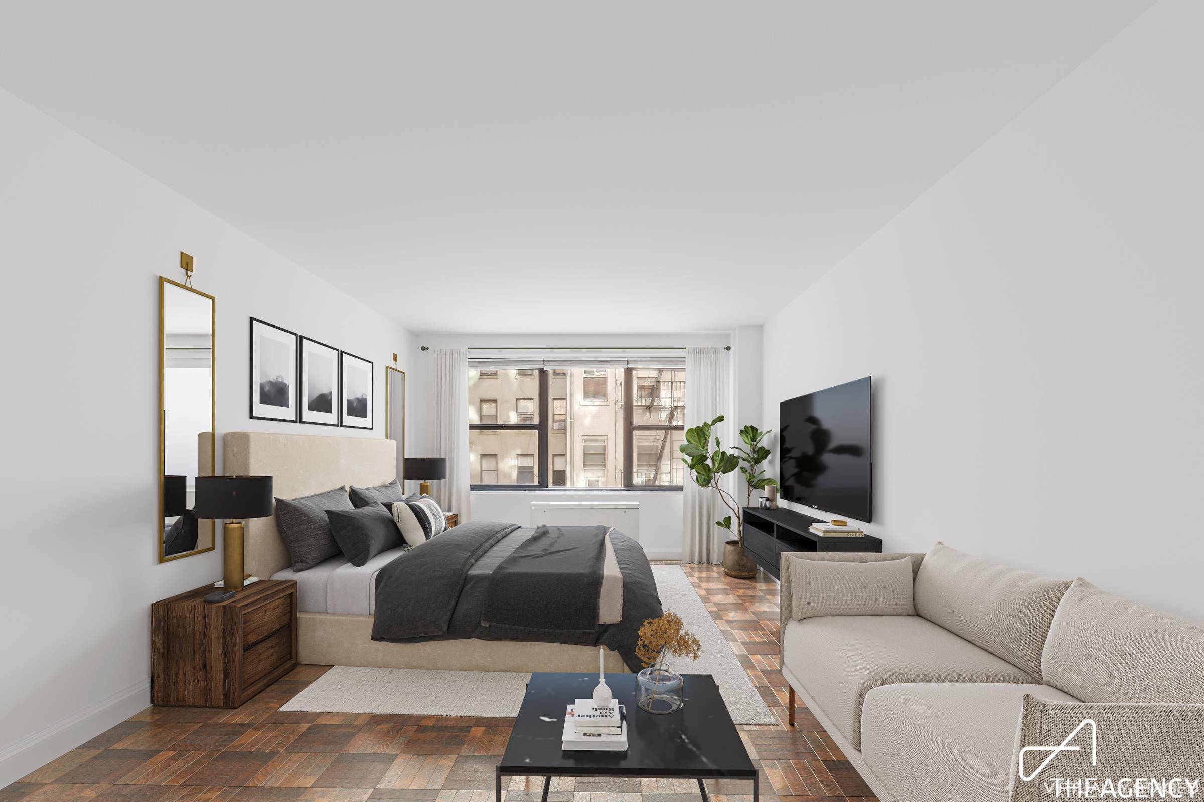 Nestled in the vibrant heart of Kips Bay, Apartment 2S is a quiet, south facing studio featuring an updated kitchen and bathroom.