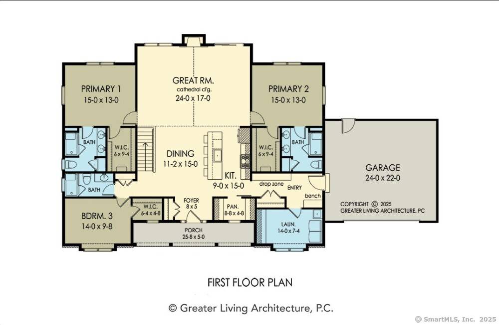 New offering on this lot, The Whitworth, a spacious 6 room, custom built ranch.