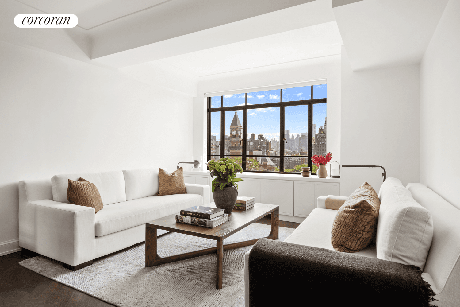 Floating high above Greenwich Village in downtown's premier condominium, Greenwich Lane, this inviting and meticulous 1 bedroom and 1 bath home offers unobstructed views south to the Freedom Tower.