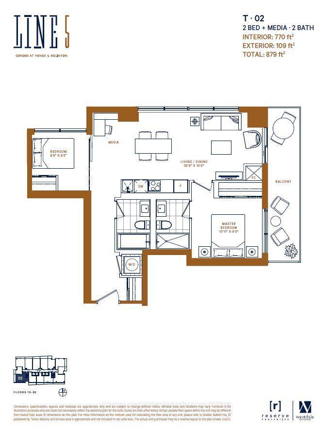 Brand New, Never Lived In Suite at Yonge and Eglinton.