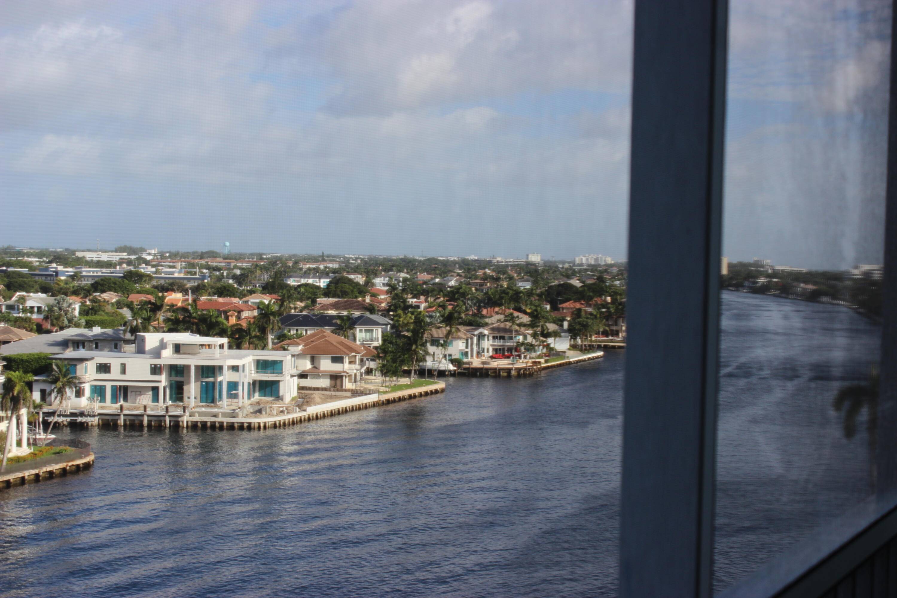 Enjoy ocean views out your kitchen window and intracoastal views out your back Florida room.