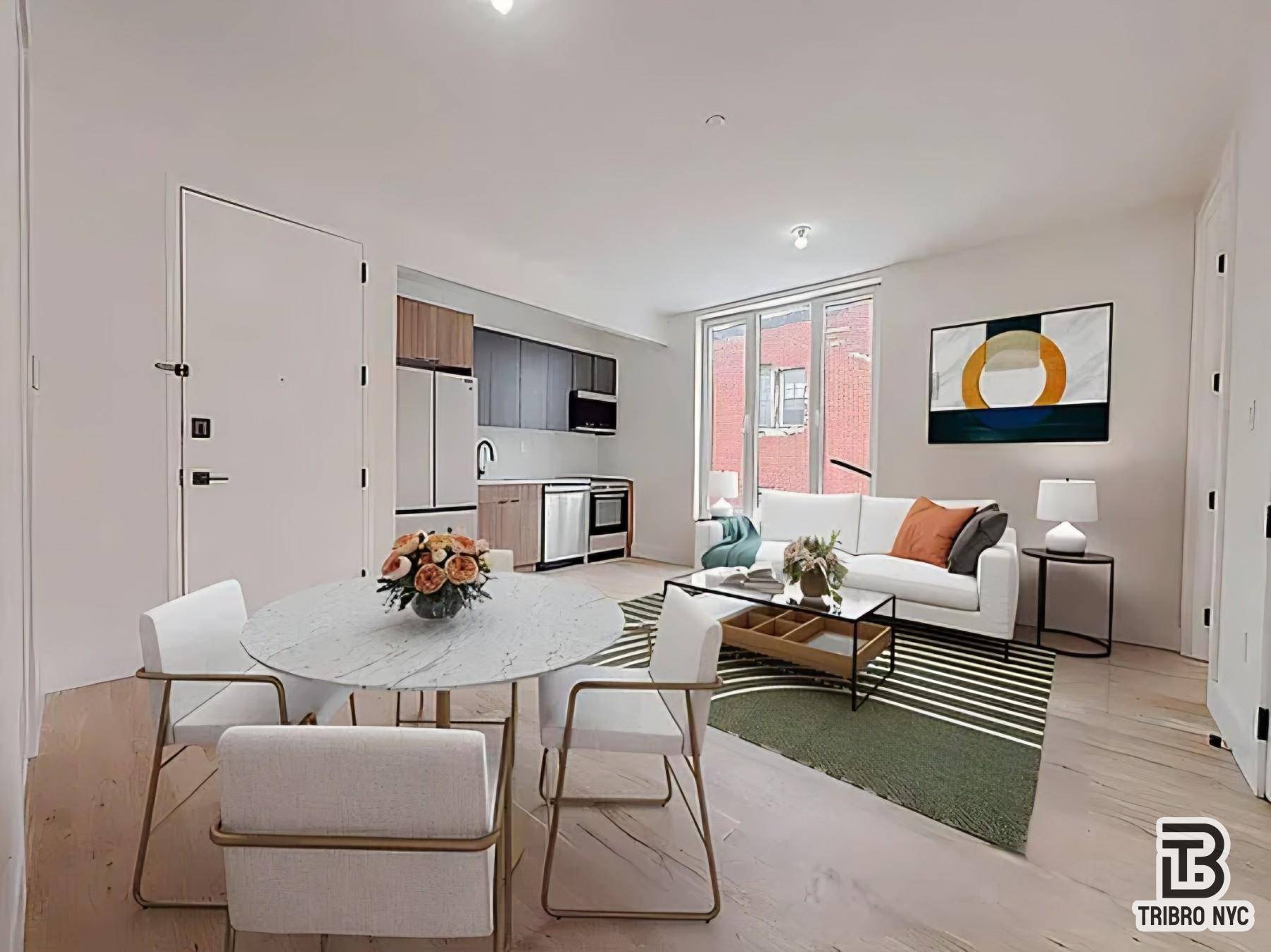Large 2 bed 2 bath with lots of windows in the living room !