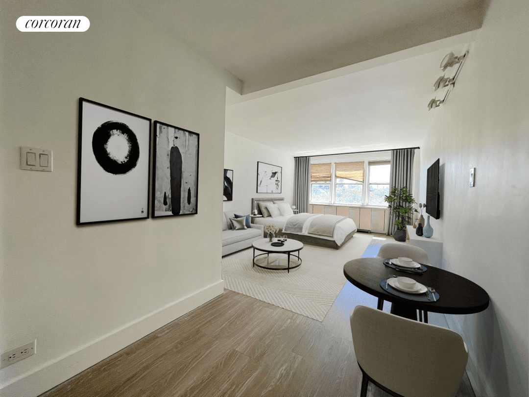 Sunny and Beautiful home with Eastern exposure located in a Doorman Elevator building at convenient location, spacious living space with walk in closet and nice view of Manhattan Bridge,, has ...