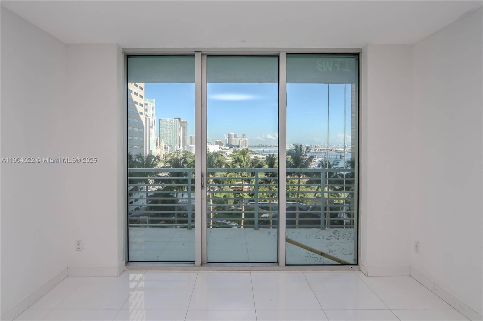 Beautiful 2 Bedroom 2 Bathroom Split Plan Condo featuring direct views of Bayfront Park, Biscayne Bay, and the Miami Skyline.