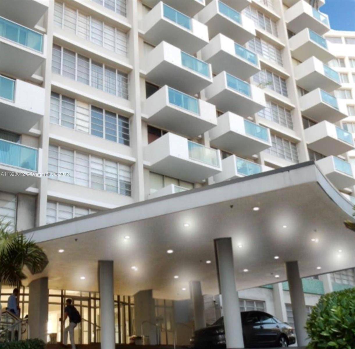 Beautiful views and tons of light from this large studio with full size kitchen and closets at the Mirador 1000 in the heart of Miami Beach.
