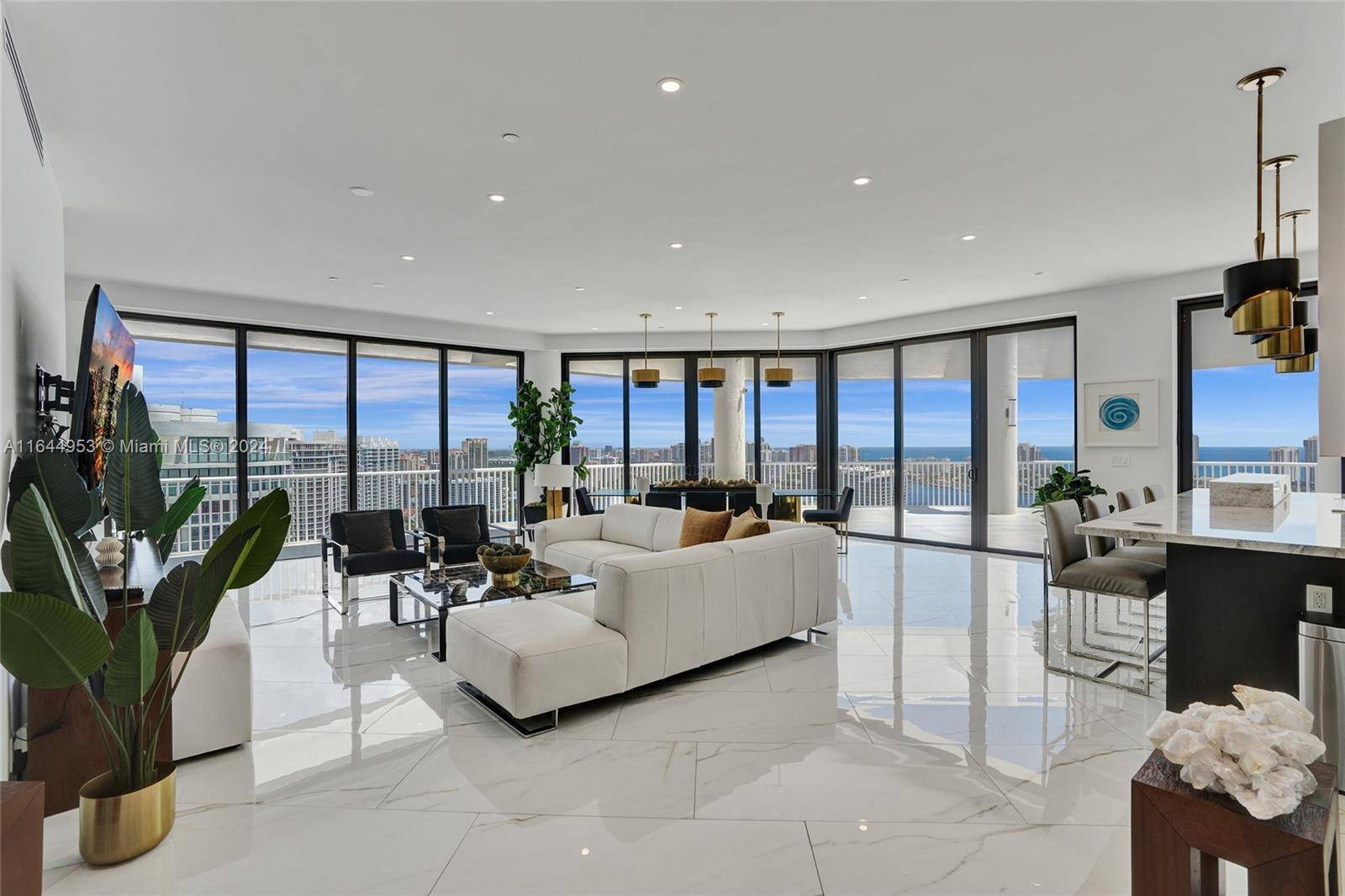 SPECTACULAR, FULLY REMODELED 2 STORY PENTHOUSE HOME OVERLOOKING THE INTRACOASTAL AND ATLANTIC OCEAN.