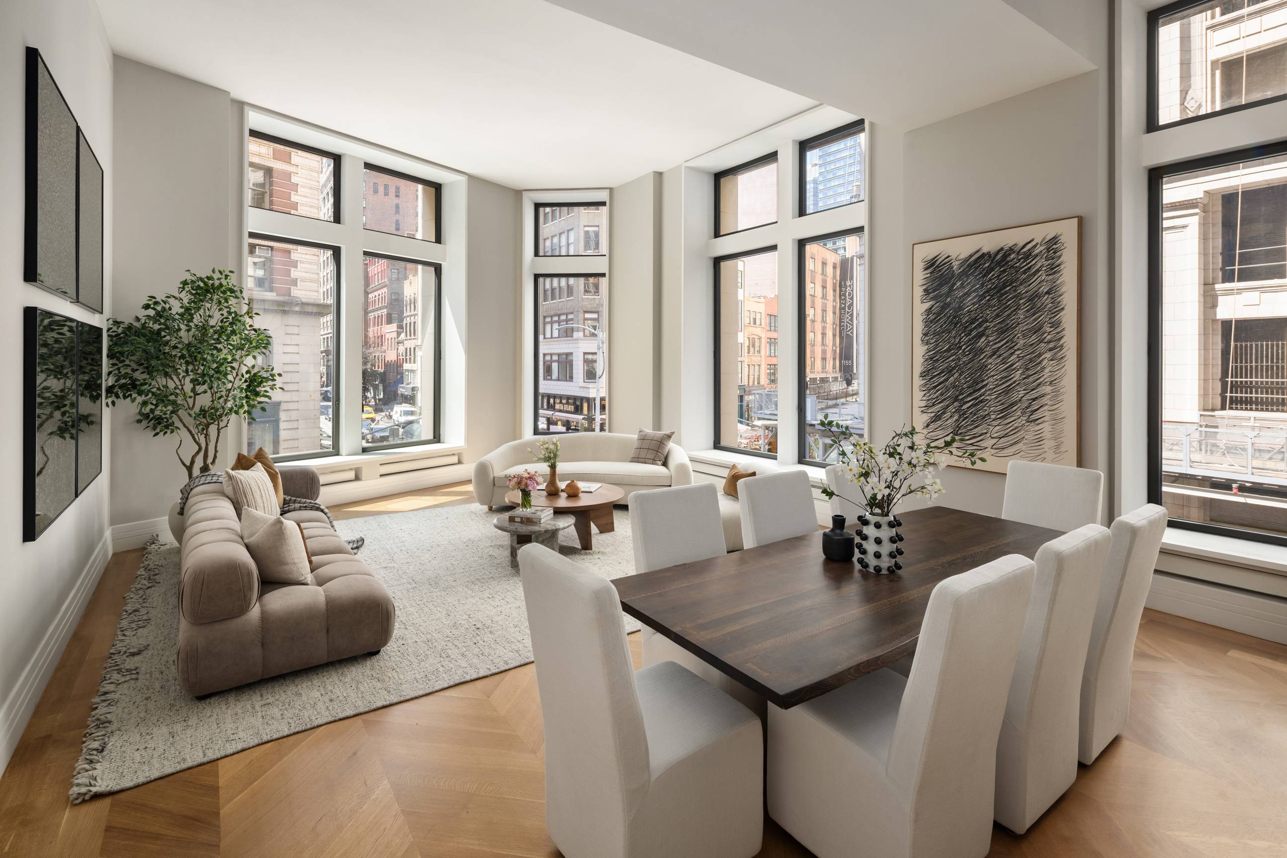 A masterwork of design by the esteemed Pembrooke amp ; Ives, Residence 3B at 212 Fifth Avenue is a sprawling three bedroom, three and a half bathroom showplace that redefines ...