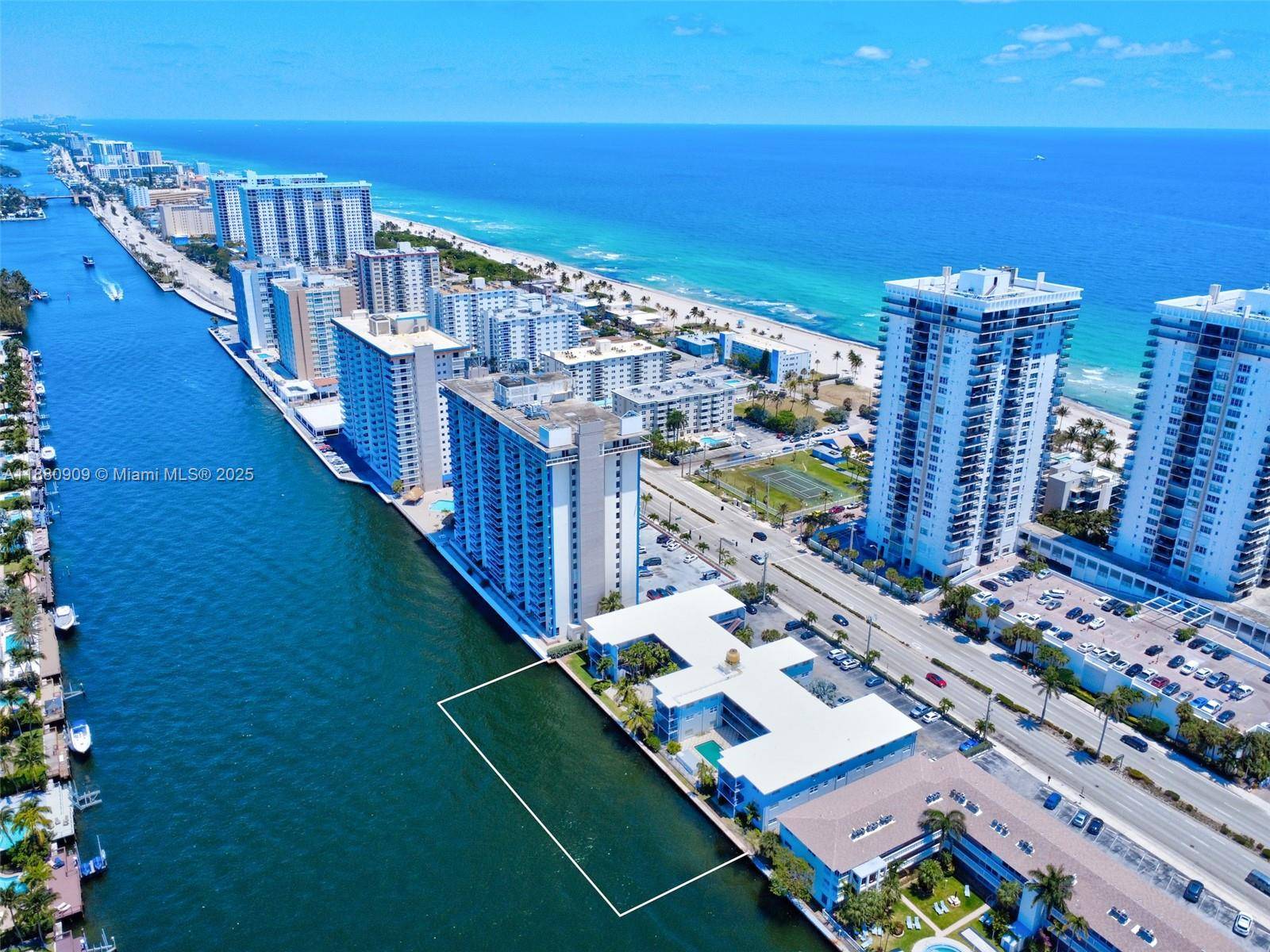 RENOVATED in 2025. WATERFRONT, spacious 1 bd 1 bath private Balcony on the intracostal w stunning water views, beach just steps away w ocean directly across the street.