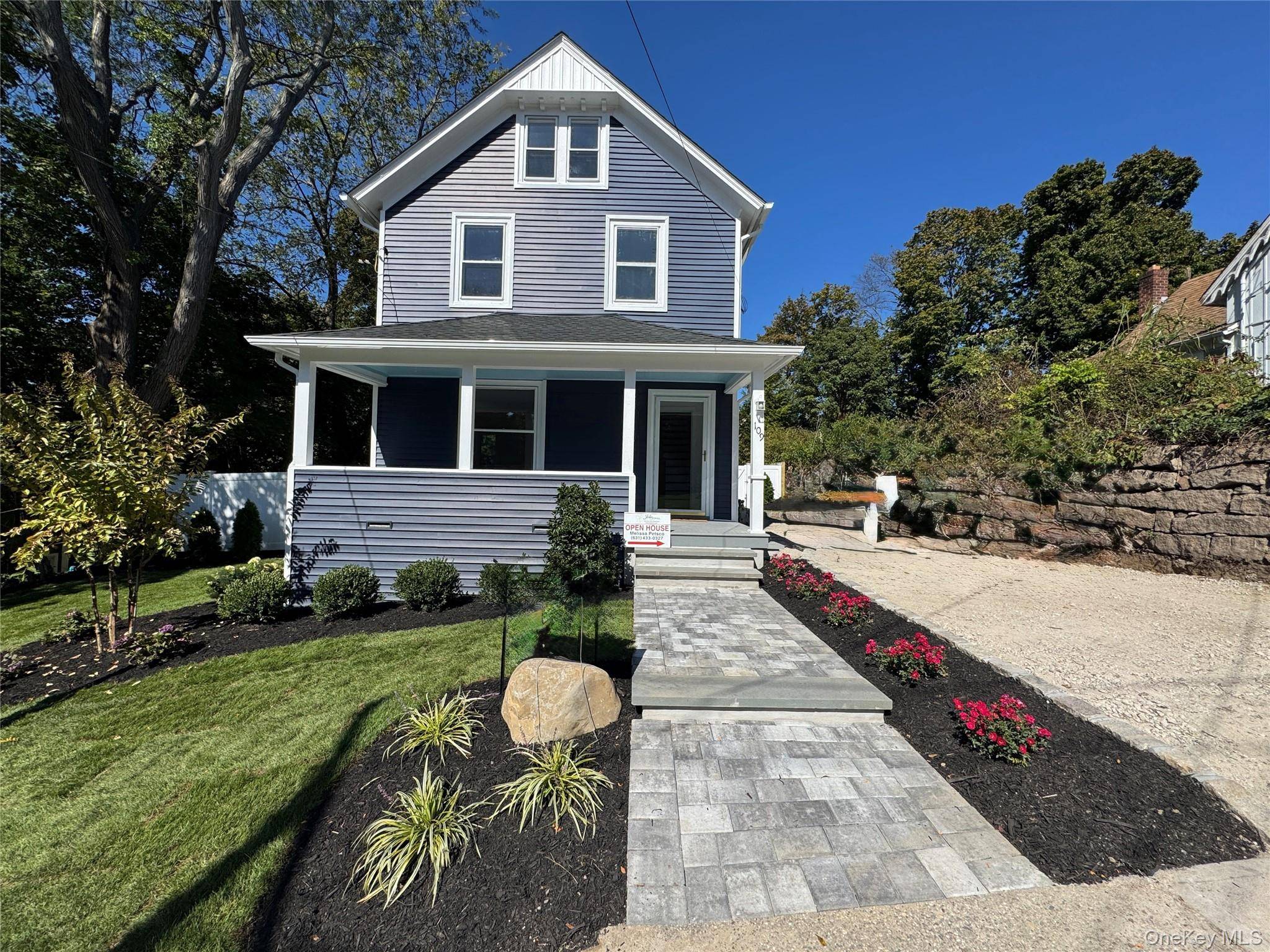 Gorgeously newly renovated 1920s Colonial located right in the heart of Port Jefferson Village !