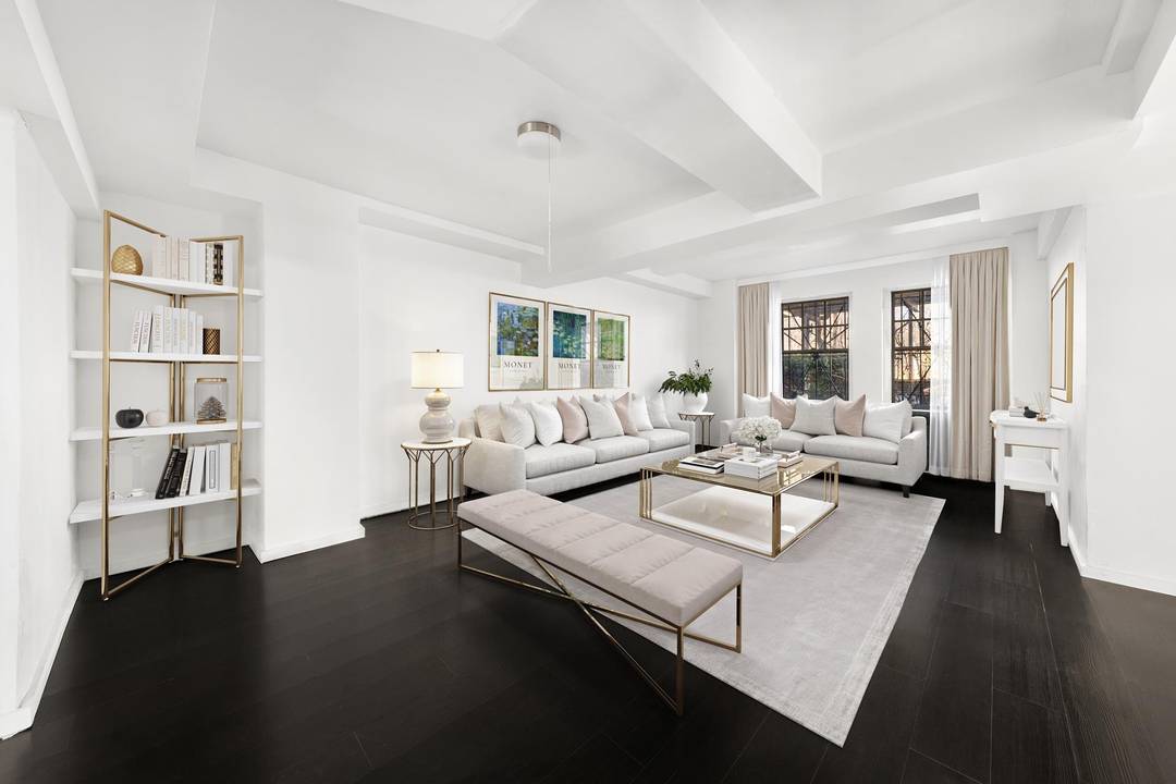 Introducing 1B at 965 Fifth Avenue A rare amp ; unique opportunity to configure a pre war 2, 000 SF ground floor apartment directly facing Central Park to your specifications ...
