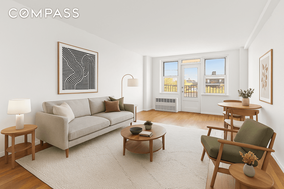 Corner 2BR 2BA Co op with Flow and Light in Prime Midwood Unit 6F at 770 Ocean Parkway offers an exceptional combination of light, space, and smart design.