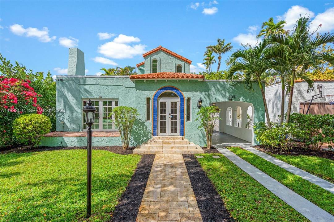 Timeless 1924 Old Spanish residence in the heart of Coral Gables, thoughtfully reimagined to blend historic character with modern luxury.