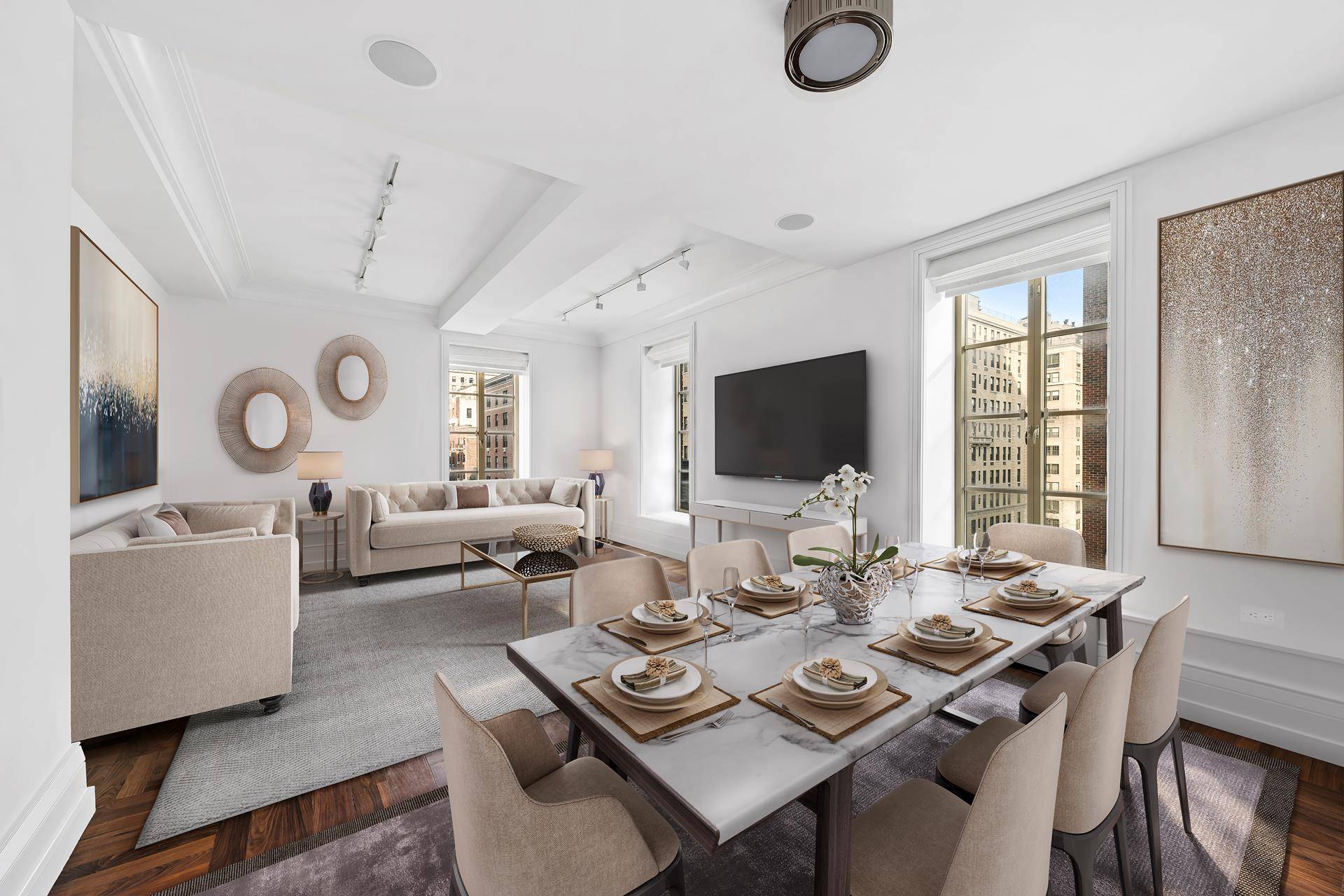 Spacious, bright 1, 508 SF 2 Bedroom, 2.