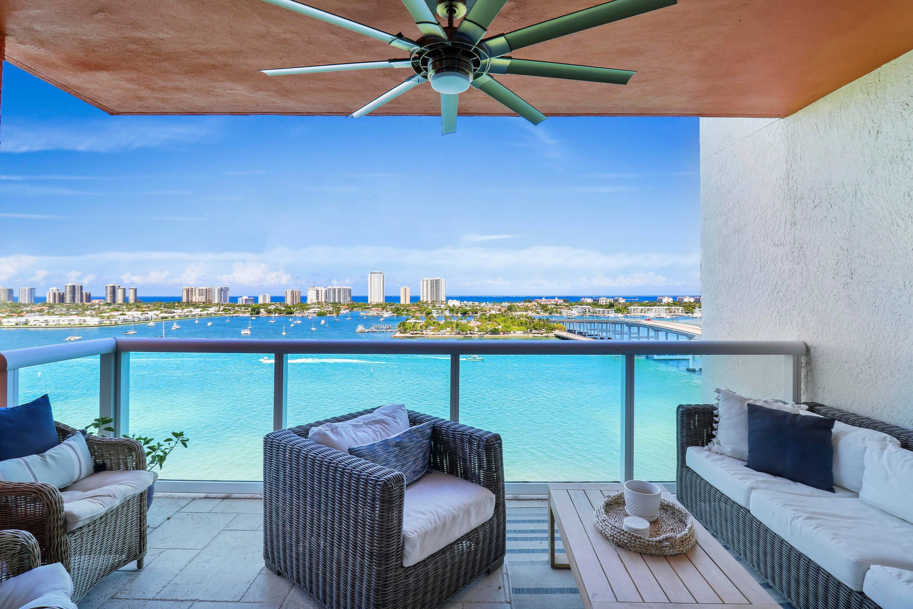 Absolutely stunning 3 3 unit with spectacular direct Intracoastal Ocean views from your private balcony on the 15th floor.