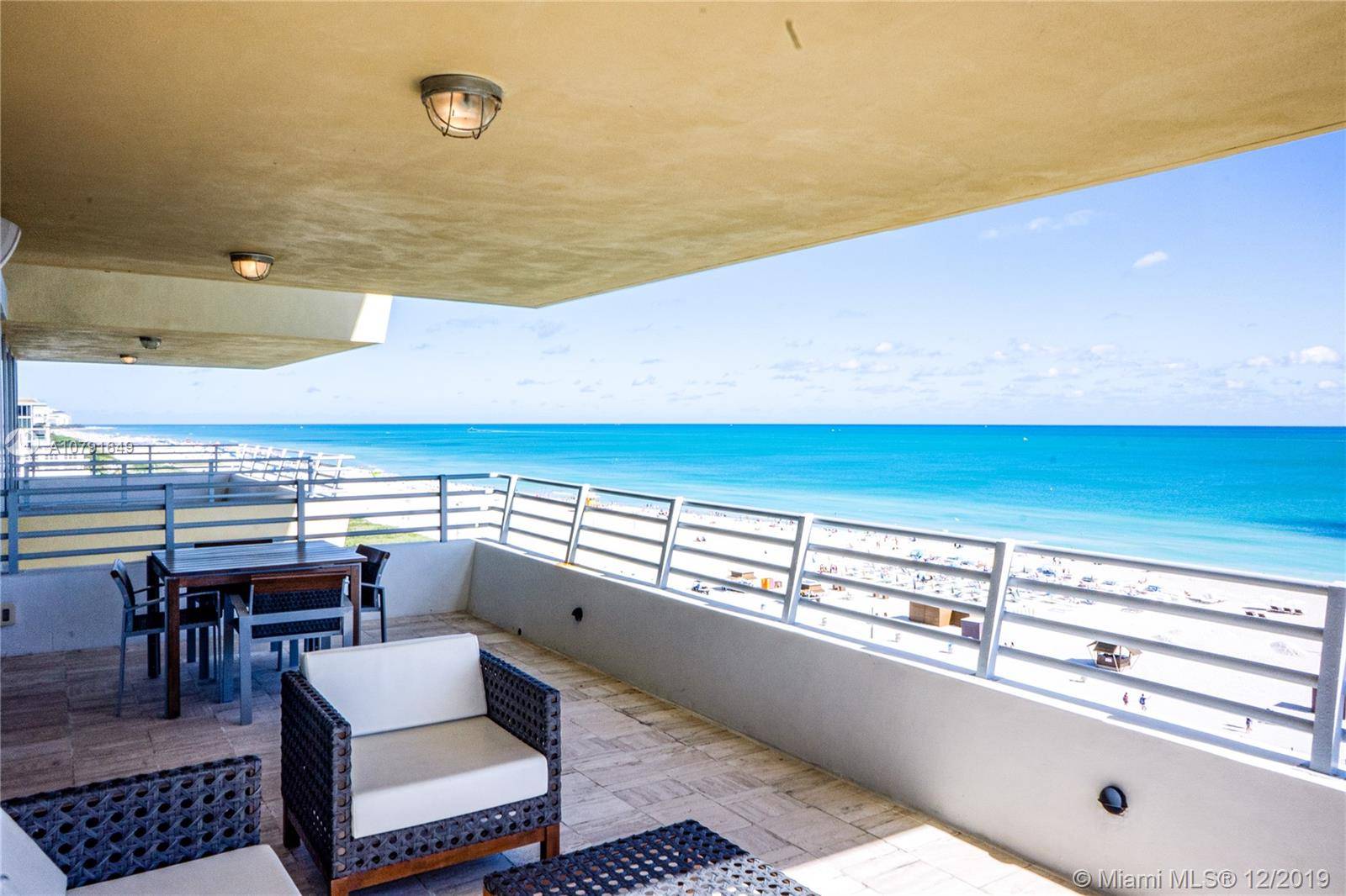 Stunning unit direct ocean facing in the heart of Miami Beach the prestigious South of Fifth residential area.