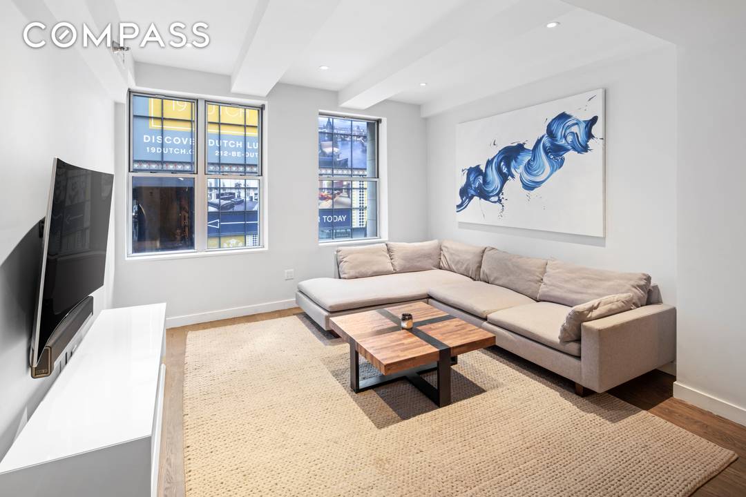 Sprawling and renovated 2BR 2BA Terrace at the Fultonhaus Condominium.