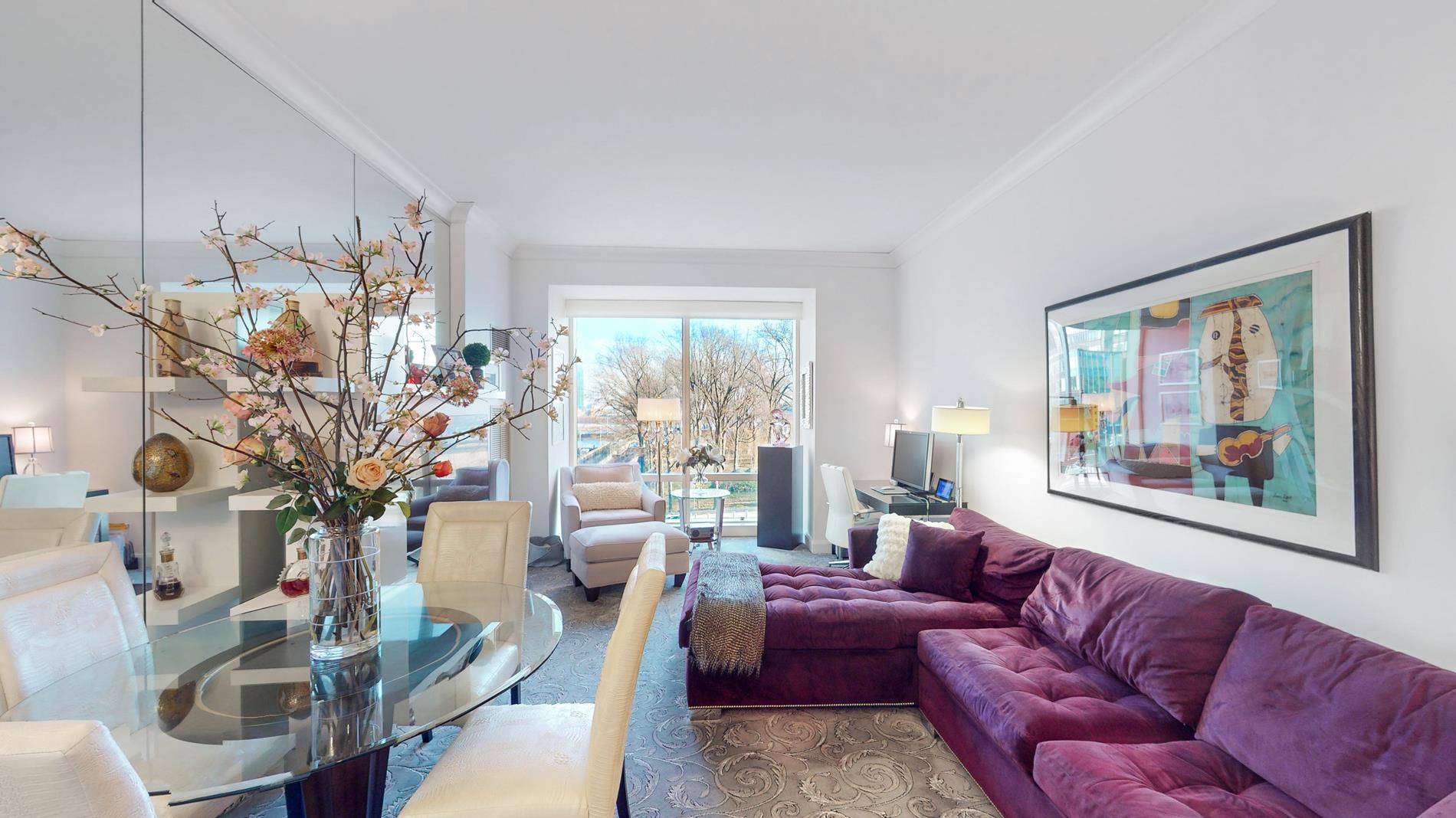 Fully Furnished Designer One Bedroom with 1.