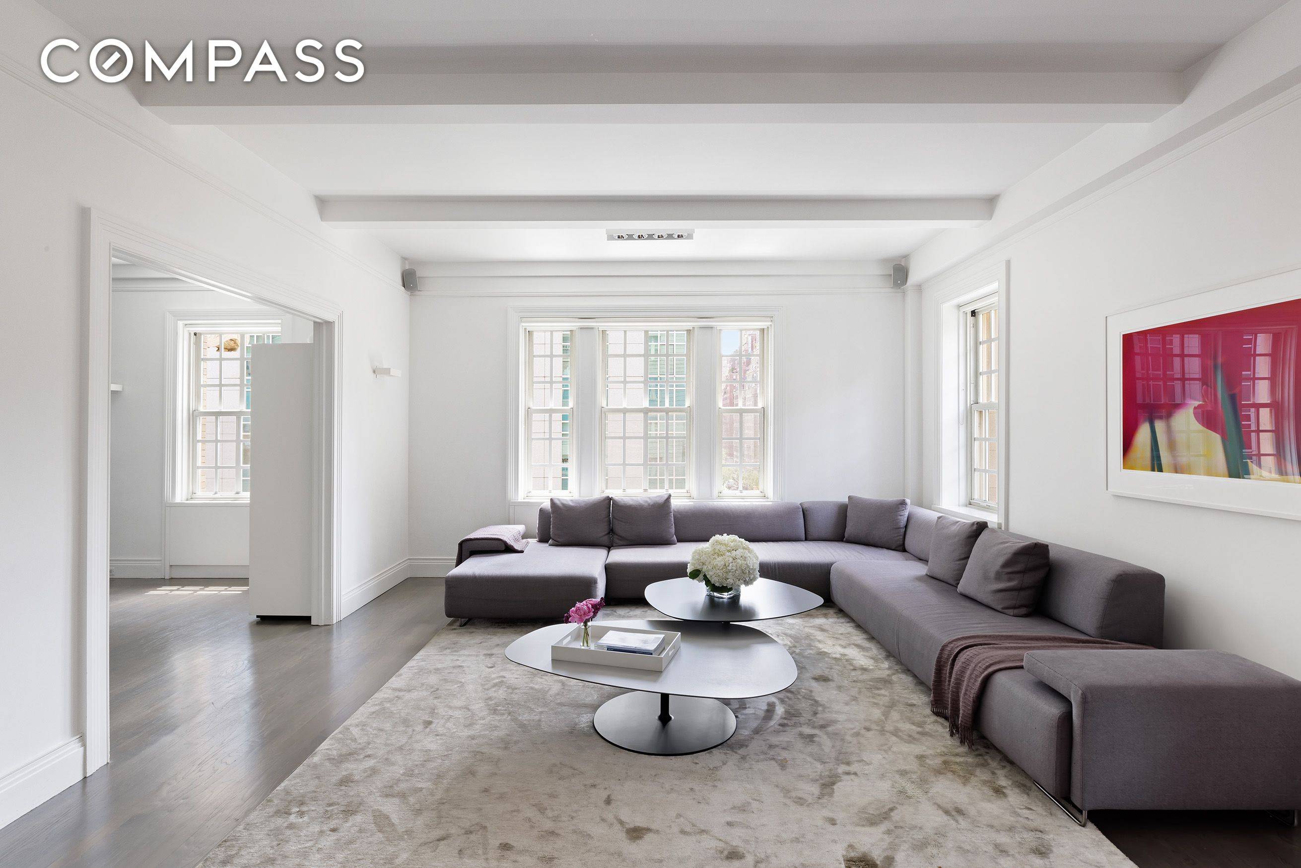 Apartment 8W is bright high floor, mint condition corner 3 Bedroom, 2.