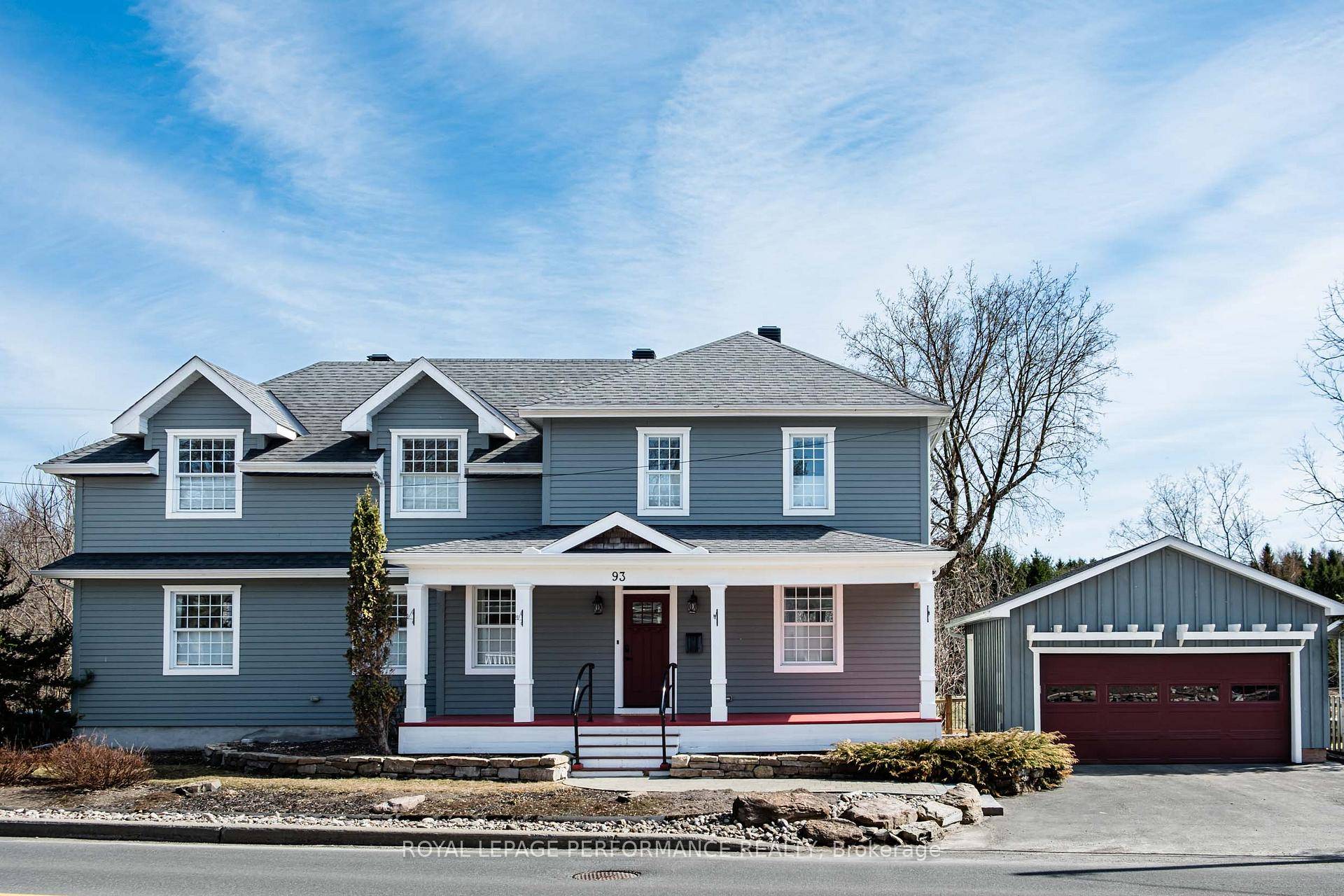 This gorgeous river front property has been completely renovated and a new addition added to make this historic home truly one of a kind.