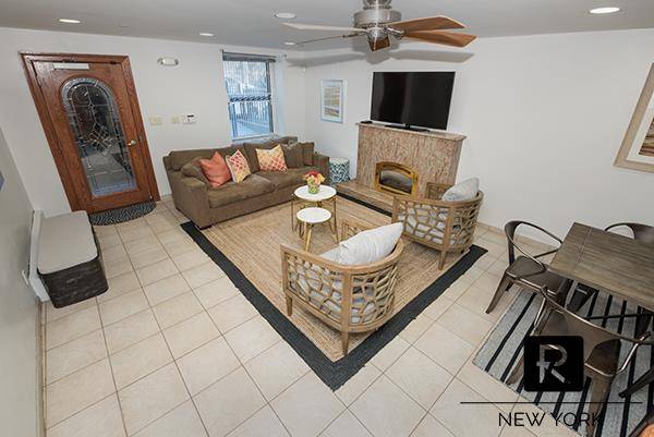 PRIVATE ENTRANCE with a foyer and outdoor storage closet, no elevator, no doorman, no contact, complete with a ramp.