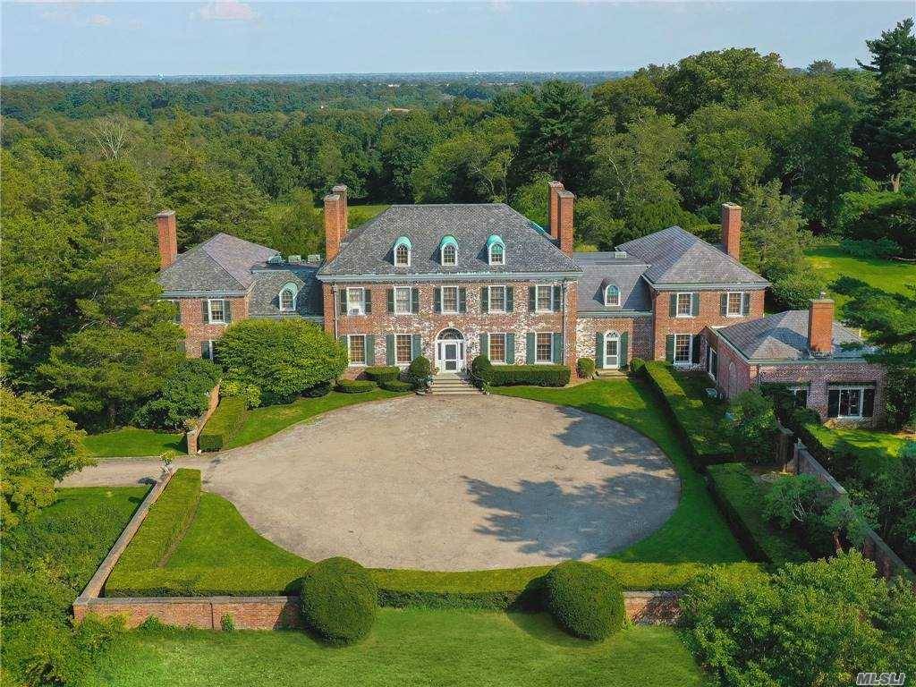Commanding 108 acres, this immense and spectacular country estate includes a 26 room magnificent slate roofed brick Georgian style manor house built in 1932 by architect Henry Sedgwick for Robert ...