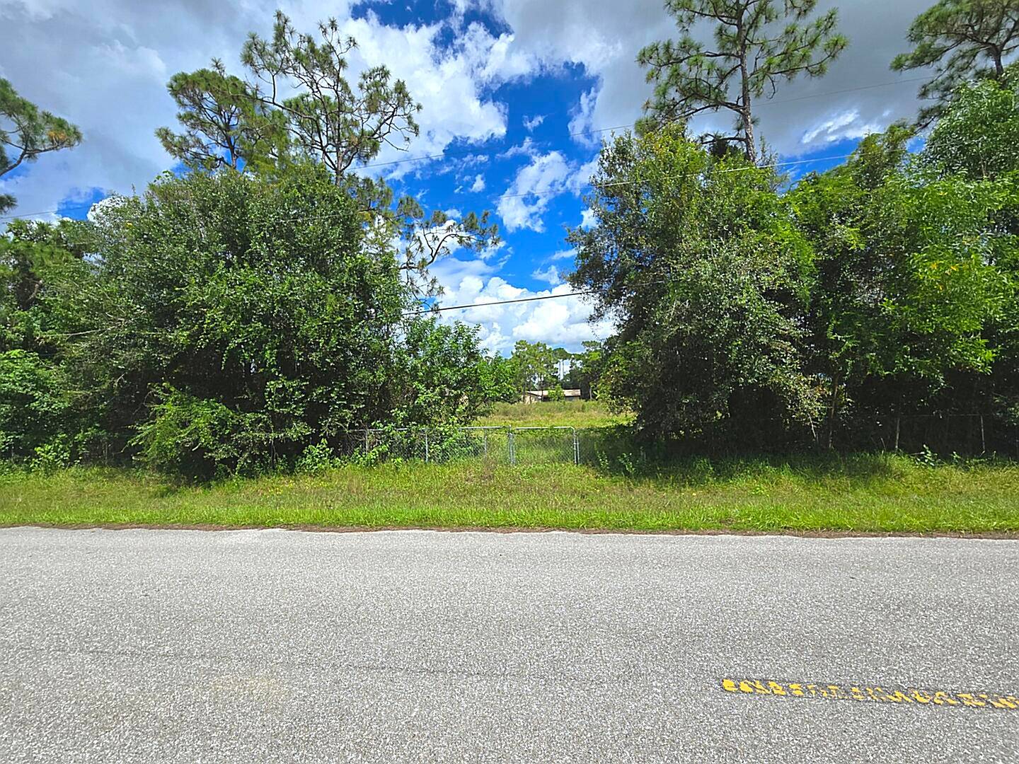 Majority cleared 1. 14 Acre Fenced Lot.