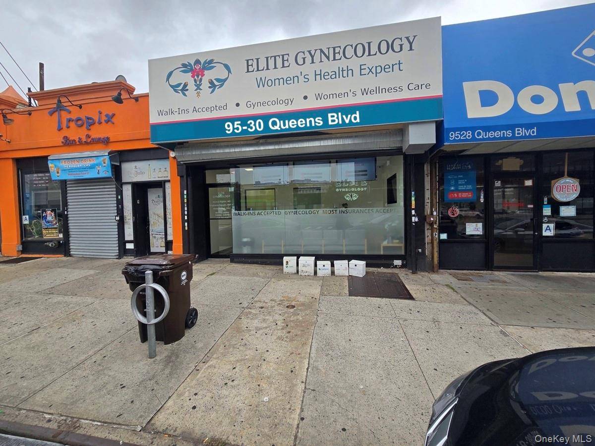 2, 000 SF renovated Prime Queens Boulevard 1 Story Medical office building with an 800 SF mezzanine and 800 Sq.