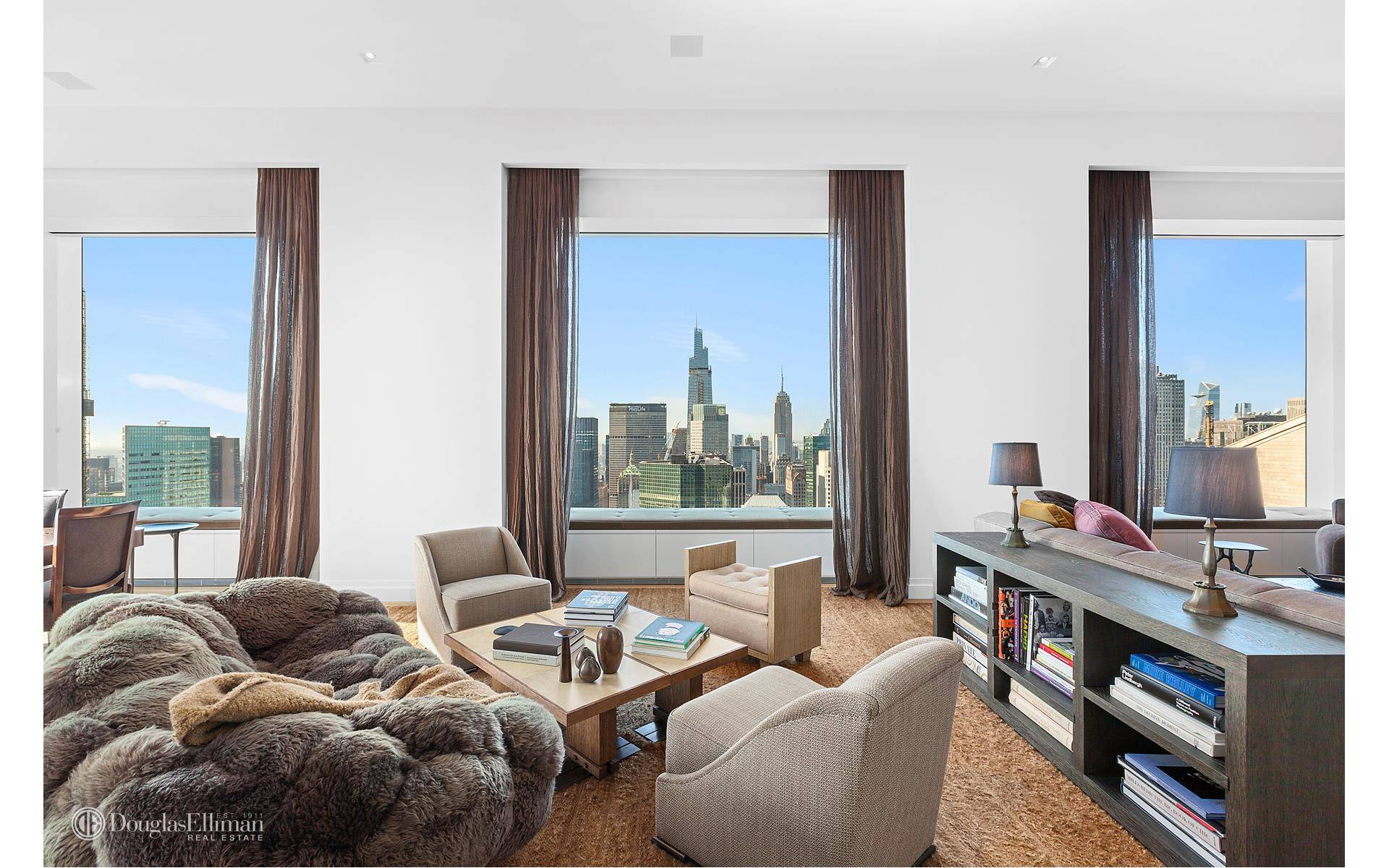 No expense has been spared in the design of apartment 52B at 432 Park Avenue.