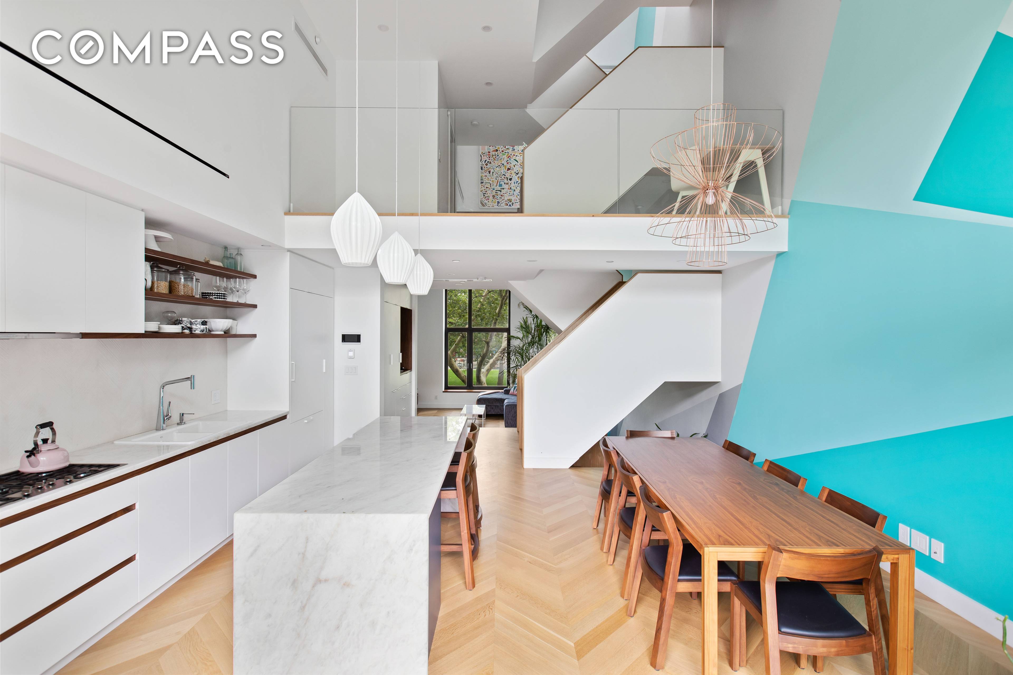 Step into a world where contemporary design harmonizes with classic Brooklyn character at this stunning residence on 42 Sharon Street.
