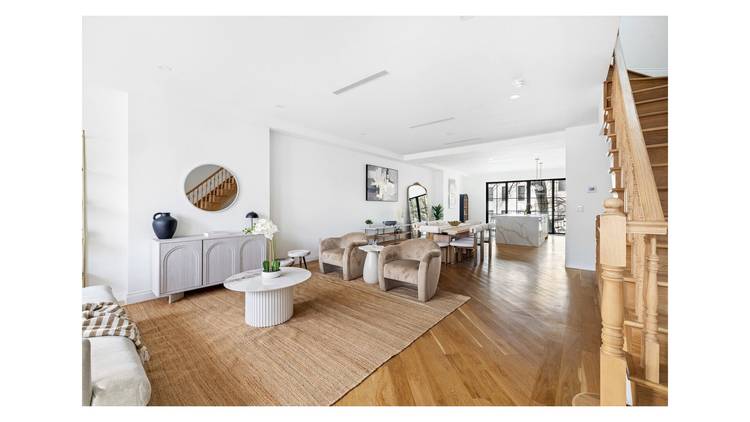 Discover a world of comfort and sophistication at 735 Chauncey Street, an exquisitely updated pre war townhouse situated in the vibrant neighborhood of Bushwick.