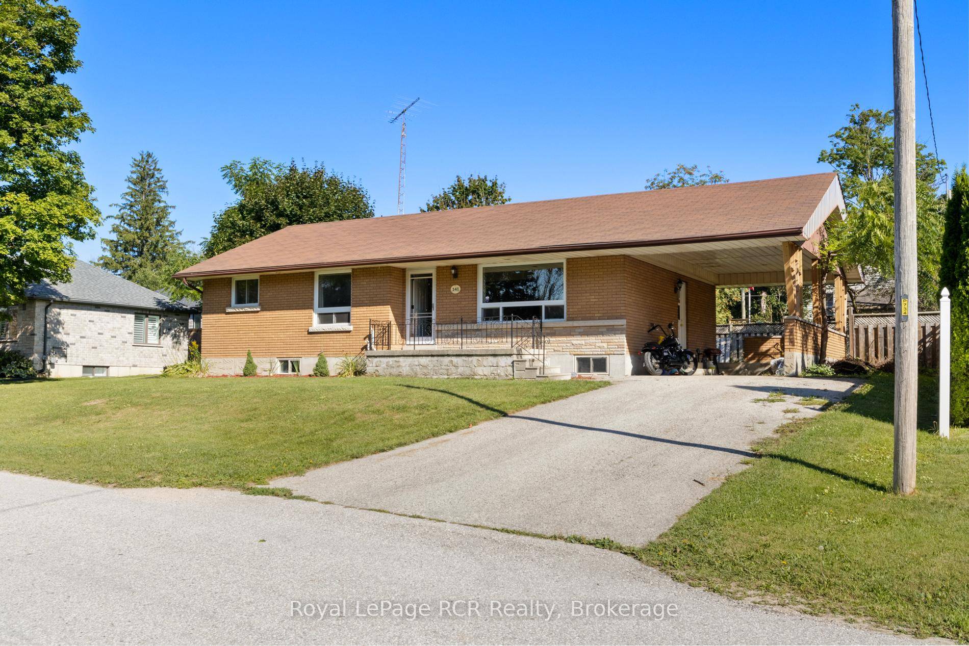 Welcome to this inviting 3 bedroom, 1 bathroom red brick bungalow, ideally situated on the quiet south edge of town just steps from the serene South Saugeen River.