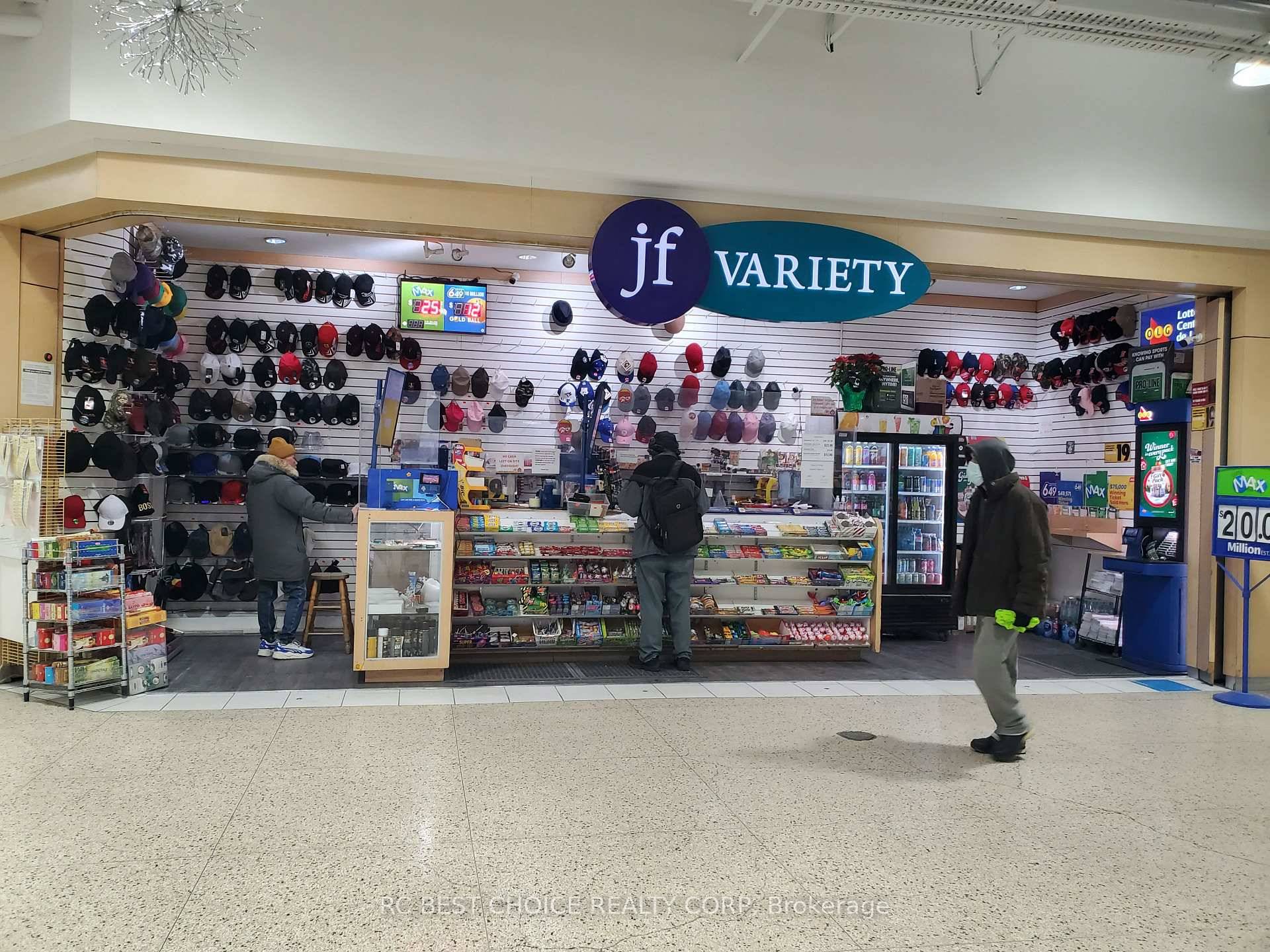Location ! Location ! Store location is in front of main entrance near McDonald in Jane Finch Mall, Fantastic Money making Business with Lotto and Variety combo shop.