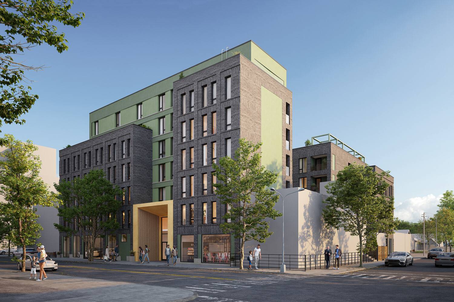 Residents of the Calvert House enjoy a variety of amenities, including a stylish lobby lounge with part time concierge, sunlit gym, atrium billiard lounge, playroom, landscaped courtyard, bike storage, stroller ...