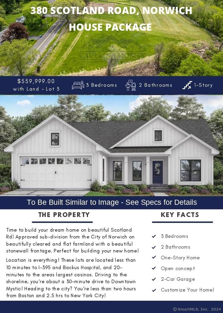 Time to build your dream home on beautiful Scotland Rd !