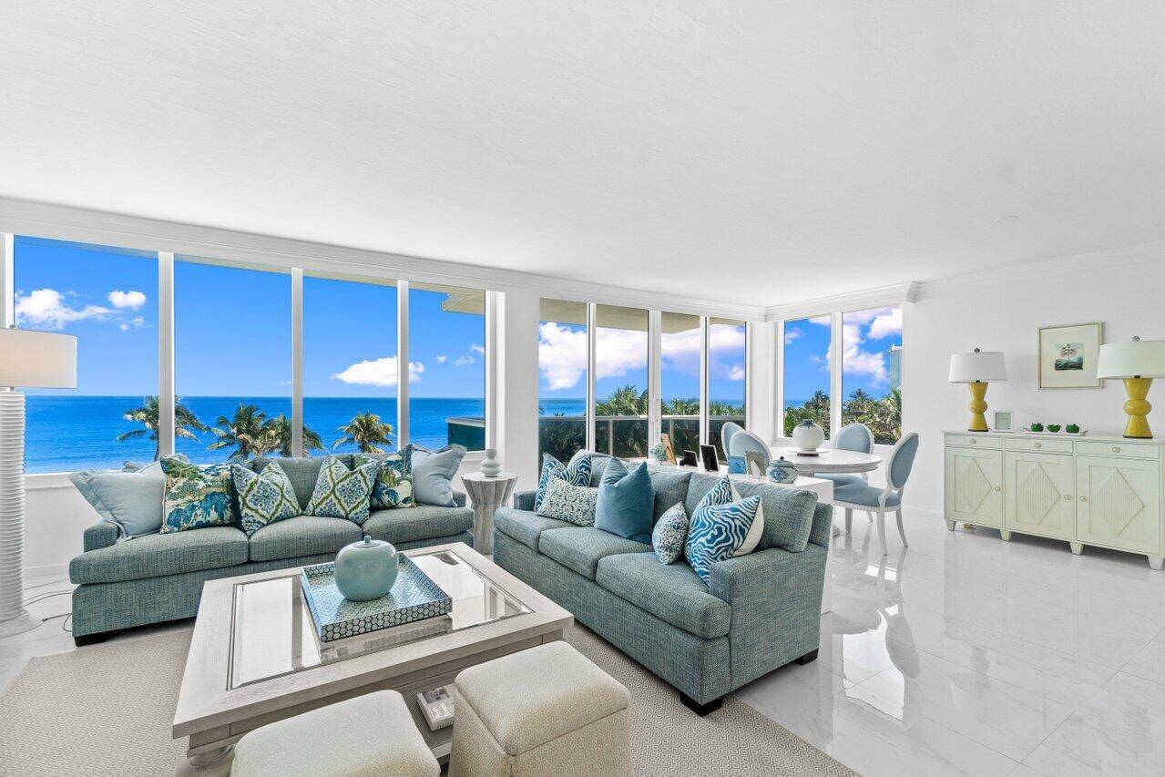 RARE OPPORTUNITY ! Experience one of the finest, unobstructed ocean views in Boca Raton's premier oceanfront buildings.