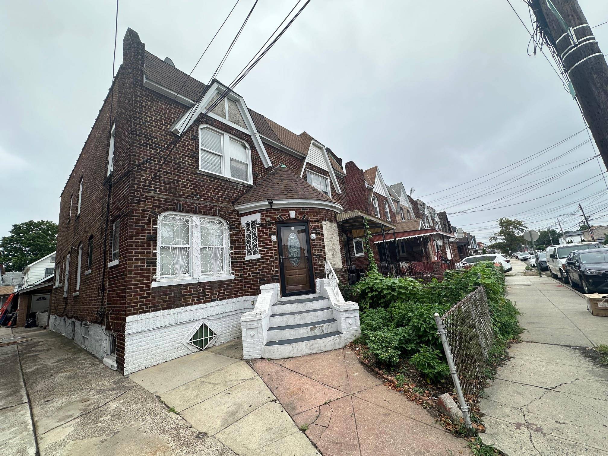 The subject property is a single family residence featuring a living room, dining room, eat in kitchen, and a half bathroom on the first floor.