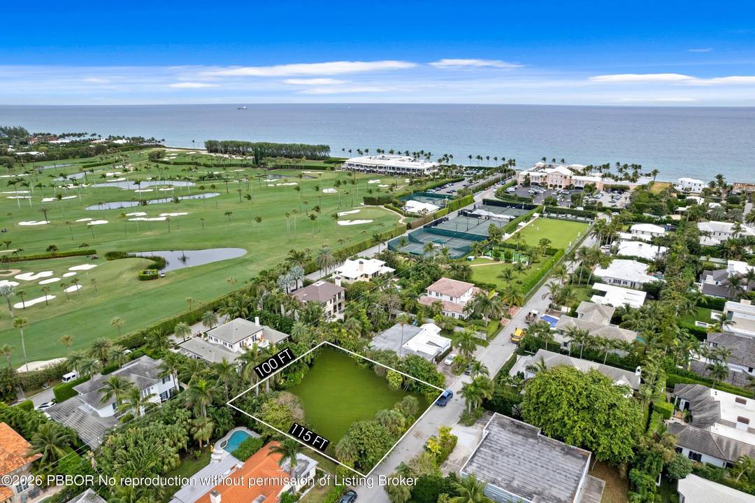 Spectacular opportunity Oversized 11, 500 SF lot located on the North End of Palm Beach !