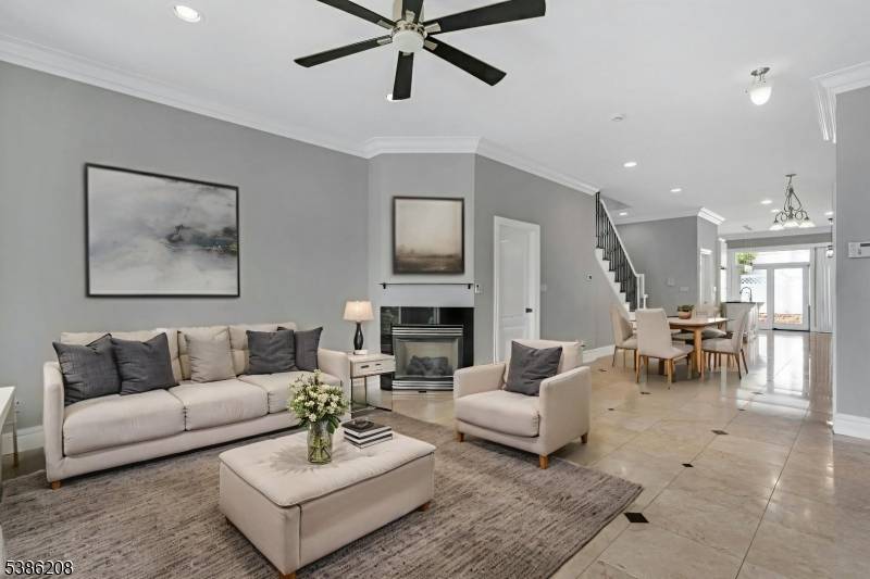 Modern three bedroom triplex townhouse situated on one of Edgewater's most desirable tree lined streets ; conveniently located within walking distance to NYC Transit Bus, ferry just minutes from parks, ...