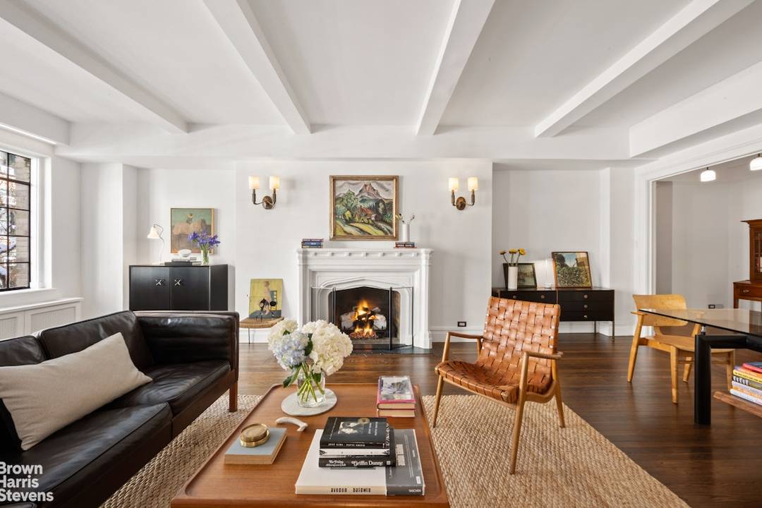 Timeless pre war details and a thoughtful renovation come together in this bright and well proportioned one bedroom, one and a half bath home at 40 50 East 10th Street.