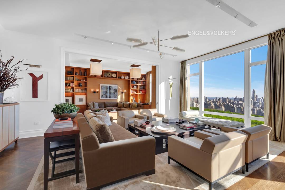 Offered fully furnished, this high floor home has spectacular Central Park, Hudson River and City views with 2, 761 square feet of living space.