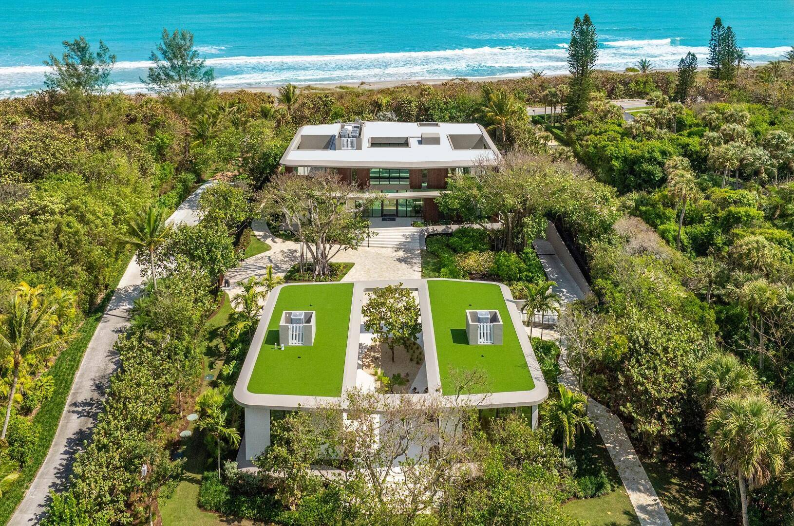 A One Of A Kind and unseen oceanfront estate on Jupiter Island.