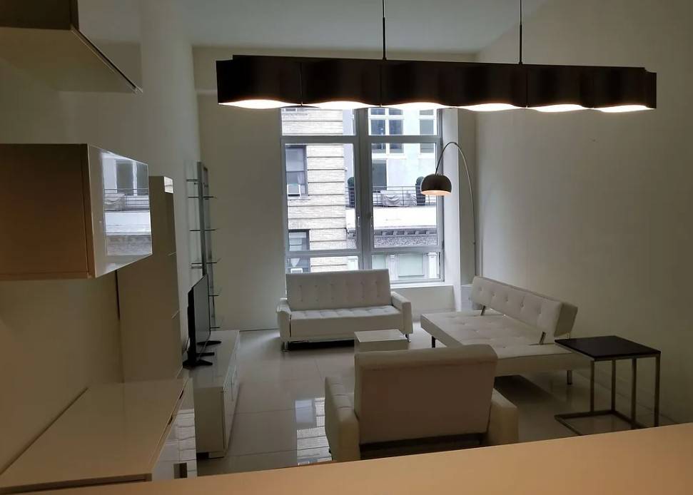 This stunning ultra modern loft offers a chic, spacious loft 1 bedroom layout approximately 750 sq ft with soaring 11 foot ceilings and expansive south facing windows that flood the ...