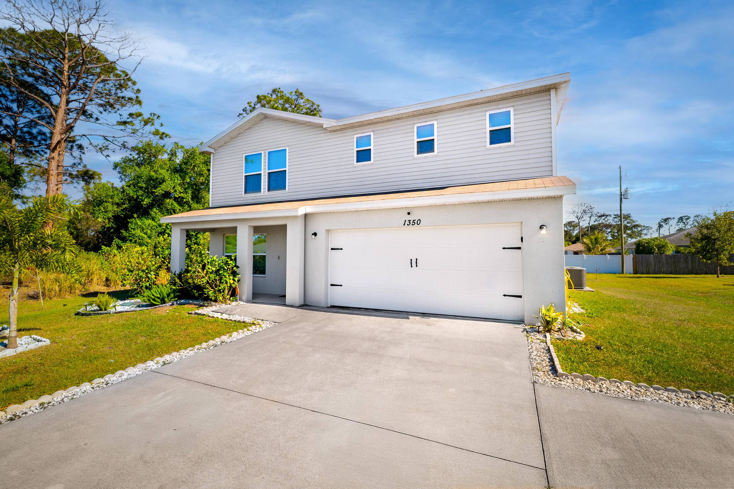 Built in 2021, this beautiful 4 bed, 3 bath, 2 story home in Port St.